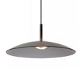 Lámpara colgante vidrio negro humo dimable Ø40 cm LED 11 W - LULC0281