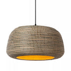 Lámpara colgante metal hierba marina marrón Ø47 cm E27 -  LULC0285