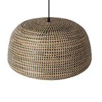 Lámpara colgante metal hierba marina marrón Ø47 cm E27 -  LULC0285
