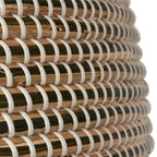 Lámpara colgante metal hierba marina marrón Ø47 cm E27 -  LULC0285