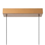 Lámpara colgante aluminio bronce 1,40 cm. LED 33W - LULC0288