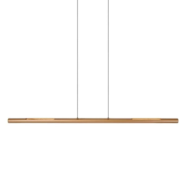 Lámpara colgante aluminio bronce 1,40 cm. LED 33W - LULC0288