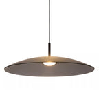Lámpara colgante vidrio negro humo Ø 60 cm LED 18,6 W - LULC0299