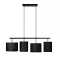 Lámpara colgante metal tela 107 cm 4 luces E27 - LULC0301