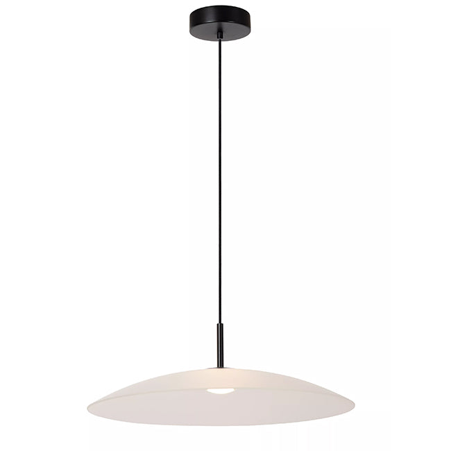 Lámpara colgante vidrio opal dimeable Ø 60 cm LED 18,6 W - LULC0304