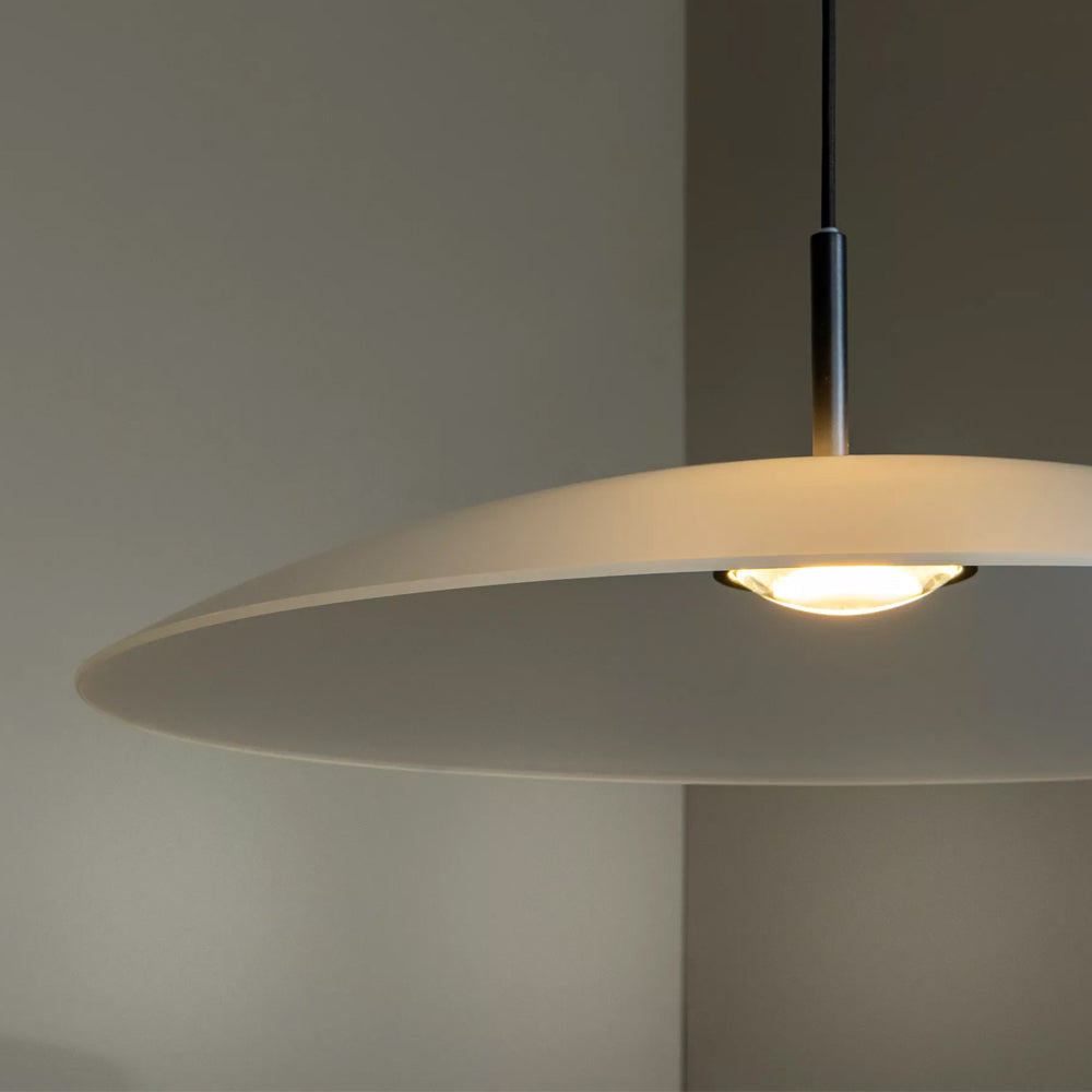Lámpara colgante vidrio opal dimeable Ø 60 cm LED 18,6 W - LULC0304