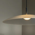 Lámpara colgante vidrio opal dimeable Ø 60 cm LED 18,6 W - LULC0304