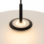Lámpara colgante vidrio opal dimeable Ø 60 cm LED 18,6 W - LULC0304