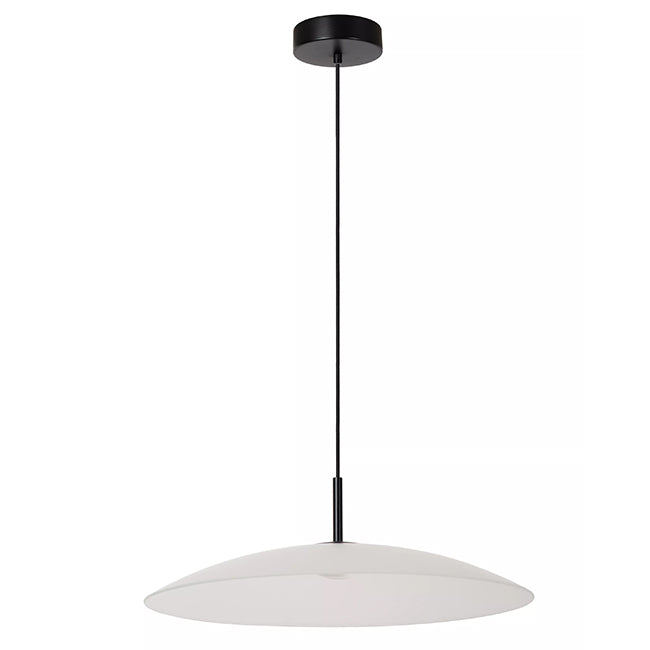 Lámpara colgante vidrio opal dimeable Ø 60 cm LED 18,6 W - LULC0304