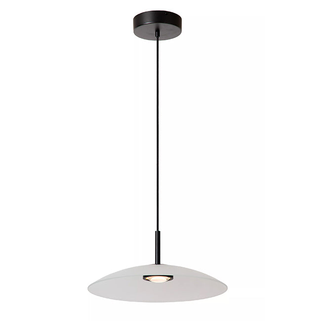 Lámpara colgante vidrio opal dimeable Ø 40 cm LED 11 W  - LULC0305