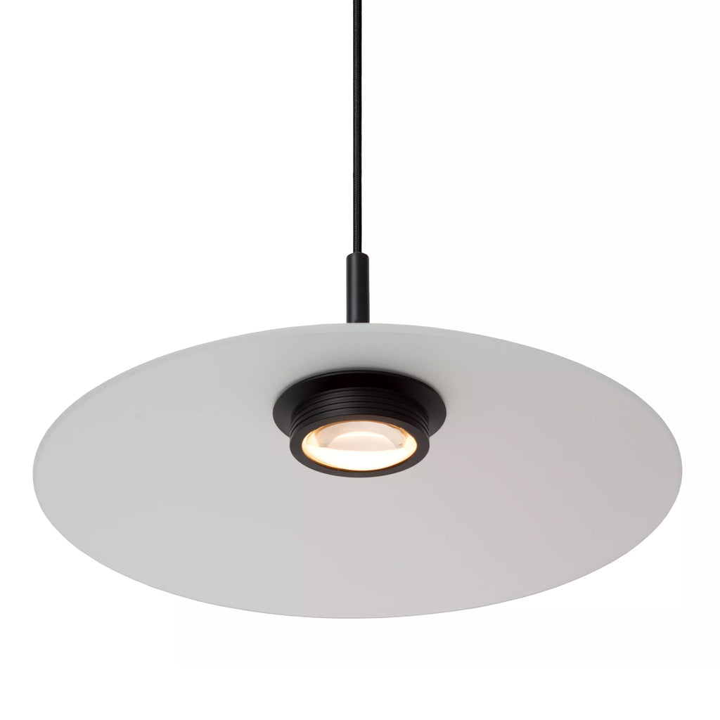 Lámpara colgante vidrio opal dimeable Ø 40 cm LED 11 W  - LULC0305