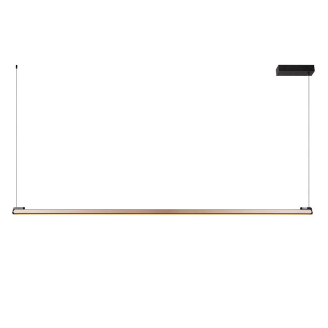 Lámpara colgante lineal aluminio taupe 36W LED - LULC0308