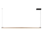 Lámpara colgante lineal aluminio taupe 36W LED - LULC0308