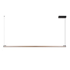 Lámpara colgante lineal aluminio taupe 36W LED - LULC0308