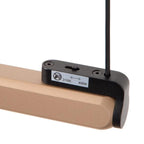 Lámpara colgante lineal aluminio taupe 36W LED - LULC0308