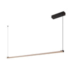 Lámpara colgante lineal aluminio taupe 36W LED - LULC0308
