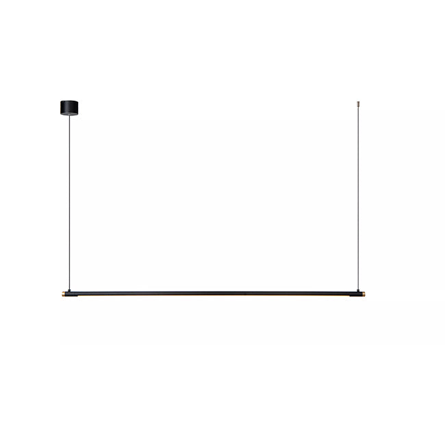 Lámpara colgante aluminio negro oro 1,521 cm 22W LED - LULC0322