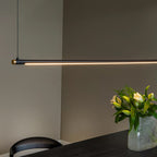 Lámpara colgante aluminio negro oro 1,521 cm 22W LED - LULC0322