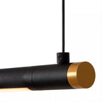 Lámpara colgante aluminio negro oro 1,521 cm 22W LED - LULC0322