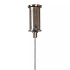Lámpara colgante aluminio negro oro 1,521 cm 22W LED - LULC0322