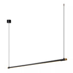 Lámpara colgante aluminio negro oro 1,521 cm 22W LED - LULC0322