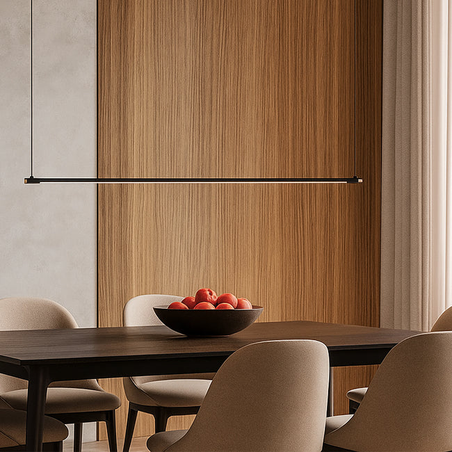 Lámpara colgante aluminio negro oro 1,521 cm 22W LED - LULC0322