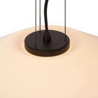 Lampara colgante vidrio opal Ø50x20 cm E27 - LULC0324