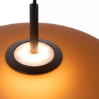 Lámpara colgante vidrio dimeable ámbar Ø 40 cm 11W 2700K LED - LULC0325