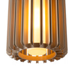 Lámpara colgante aluminio taupe Ø40cm 3 luces E27 - LULC0326