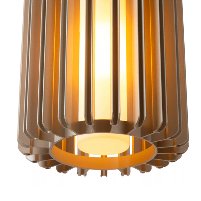 Lámpara colgante aluminio taupe Ø40cm 3 luces E27 - LULC0326
