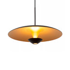 Lámpara colgante aluminio negro oro mate Ø40 cm 12W LED - LULC0327
