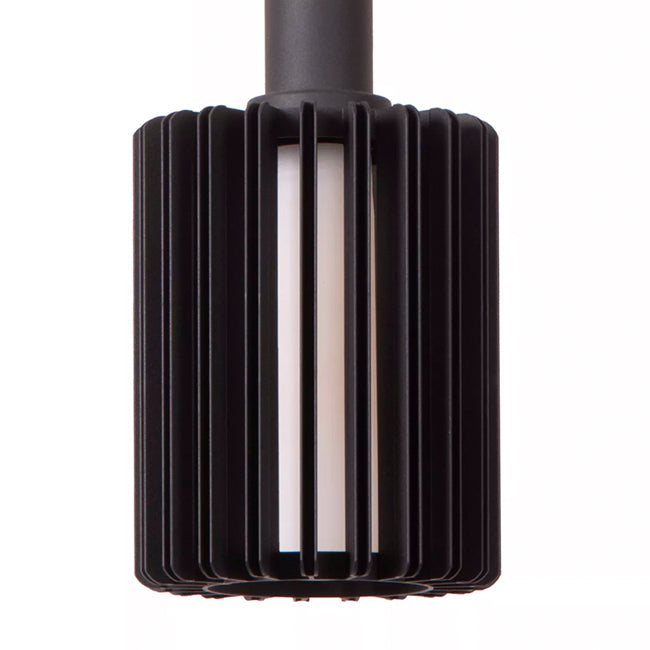 Lámpara colgante aluminio negro Ø15 cm E27 - LULC0328