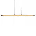 Lámpara colgante aluminio champán 2x16,5W sensor de movimiento de mano  - LULC0331