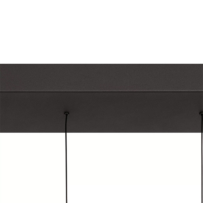 Lámpara colgante alumino caé negro dimeable 7 luces 6,2W 2700K 4000K LED - LULC0332