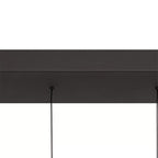 Lámpara colgante alumino caé negro dimeable 7 luces 6,2W 2700K 4000K LED - LULC0332