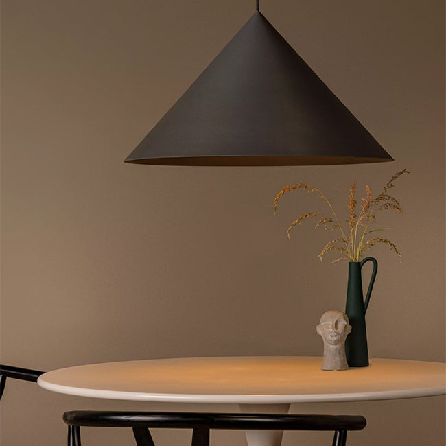 Lámpara colgante hierro gris Ø 60 cm E27 - LULC0333