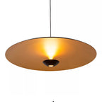 Lámpara colgante aluminio negro oro mate Ø80 cm 22w LED - LULC0335