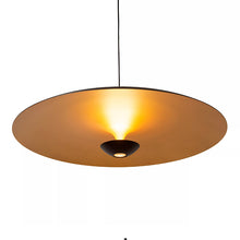 Cargar imagen en el visor de la galería, Lámpara colgante aluminio negro oro mate Ø80 cm 12w LED - LULC0335
