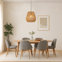 Cargar imagen en el visor de la galería, Lámpara colgante PVC natural Ø35x39 cm E27 - LULC0337
