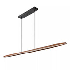Lámpara colgante  madera ligera dimeable  1,80x 1,50m 28W LED - LULC0337