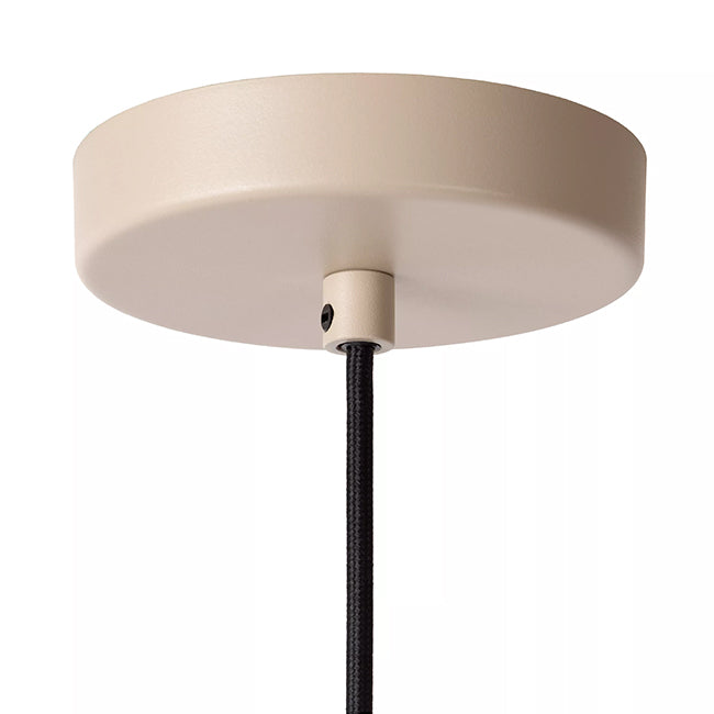 Lámpara colgante aluminio taupe Ø15 cm E27 - LULC0343