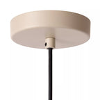 Lámpara colgante aluminio taupe Ø15 cm E27 - LULC0343