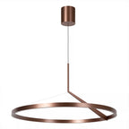 Lámpara colgante alumino café con sensor de movimiento Ø 80 cm 50W LED - LULC0345