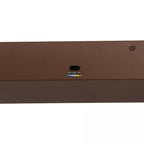 Lámpara colgante aluminio marrón oxido 1,50 cm 2x40W - LULC0346