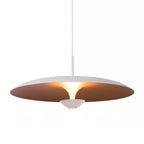 Lámpara colgante aluminio blanco oro mate Ø60 cm 16w LED - LULC0347