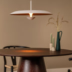 Lámpara colgante aluminio blanco oro mate Ø60 cm 16w LED - LULC0347