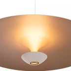 Lámpara colgante aluminio blanco oro mate Ø60 cm 16w LED - LULC0347