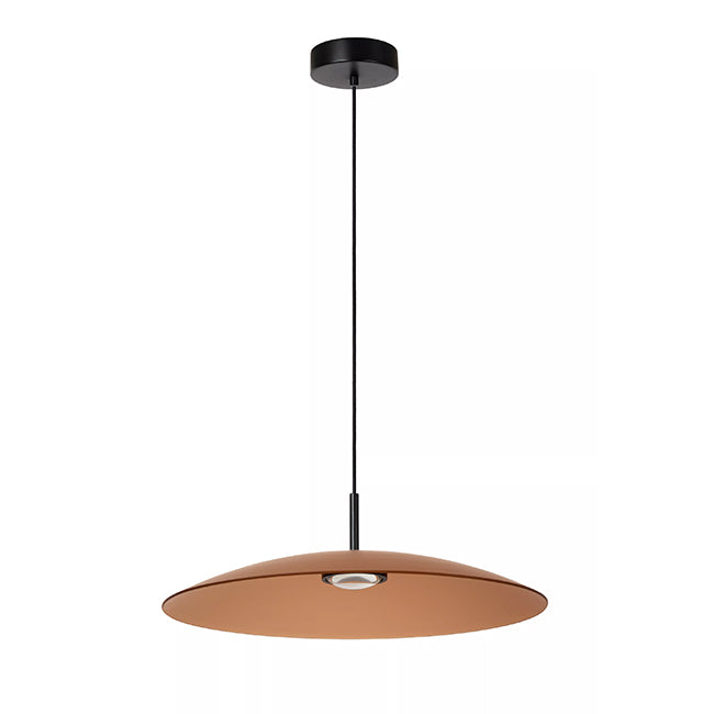 Lámpara colgante vidrio dimeable ámbar Ø 60 cm 18,6 W 2700K- LULC0348