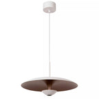 Lámpara colgante aluminio blanco oro mate Ø40 cm 12W LED - LULC0351