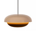 Lámpara colgante metal taupe Ø40 cm E27 - LULC0355